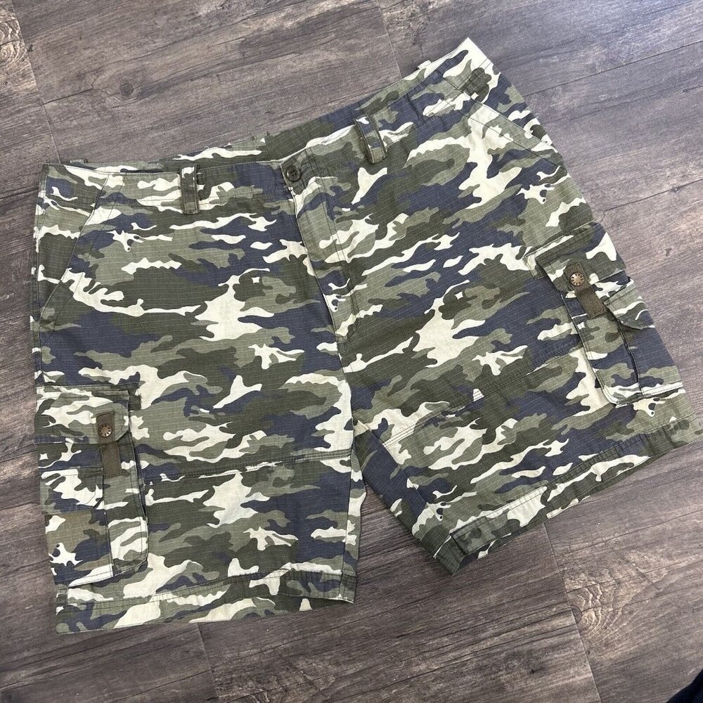 GUIDE GEAR Men‎ Camouflage Camo Cargo Field Shorts Size 42 Cotton